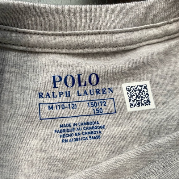 Polo Ralph Lauren Boys Cotton Long-Sleeve Graphic Tee Size M(10-12) 
Brand - Picture 5 of 6